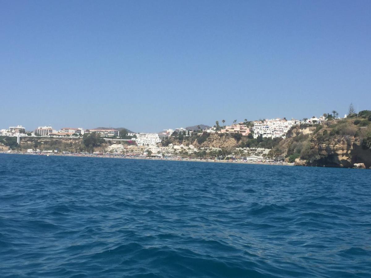 Playa Burriana, Tva Terasser, Havsutsikt, Pool Nerja Zewnętrze zdjęcie